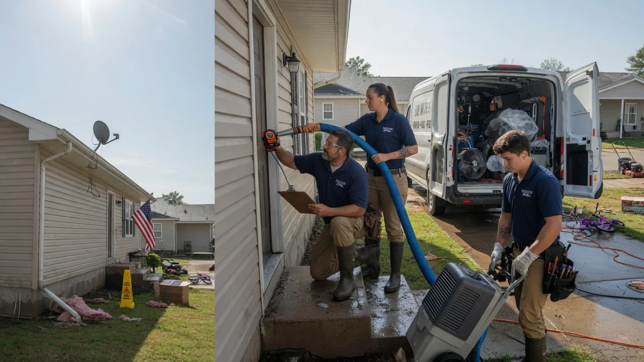 Ceiling Water Damage Restoration in Santa Rosa, TX near me
